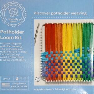 Friendly Loom Harrisville Designs Brand New Potholder Loom Kit